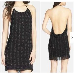 EUC MLV Black Halter Dress, Size S